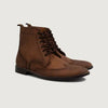 color swatch Duster Brogues Derby Oil Pull-up Brown Leather Boots